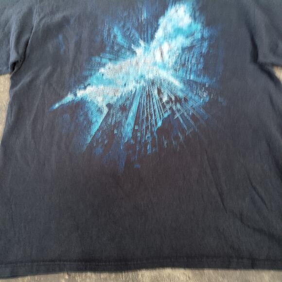 Batman Dark Knight Rises Promo Shirt Mens XL Black Crewneck Short Sleeve - Picture 3 of 8